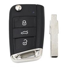 OEM Folding Smart Remote key for Volkswagen Tiguan L 434MHZ With ID48 Chip（One button Star） 753BC