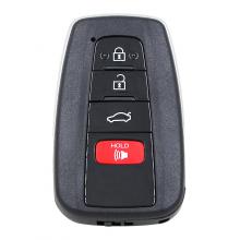 Replacement Smart Remote Key Shell Case Fob 4B for Toyota C-HR RAV4 Prius 2018-2019