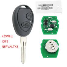 Remote Key Fob 2B 315/ 433Mhz ID73 for Land Rover Discovery 1999-2004 FCC ID: N5FVALTX3