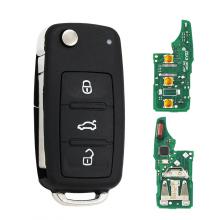 MQB system Smart Modified Folding remote key 3button 315MHz ID48 HU66