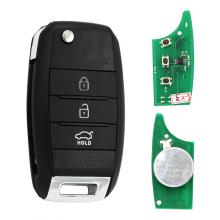 Folding Flip Remote Key 3 Button 433MHz For Kia K3 With ID70 Chip