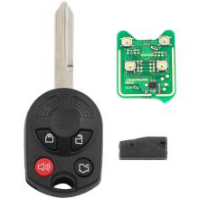 4 button 315mhz/433mhz remote key for Ford with 4D63 80bits chip FCCI : OUCD6000022