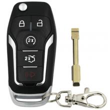 Newest Model Modified Folding Remote key 4+1 Button 433MHZ For Ford Mondeo With FO21 blade NO Chip