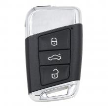 Replacement 3 Buttons Smart Remote Key Shell Case FOB for Volkswagen Magotan Superb A7 Passat B8 2015-2018
