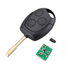 Remote Key 3 Button 433mhz For Ford Mondeo with 4D63 chip