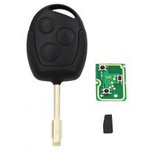 Remote Key 3 Button 433mhz For Ford Mondeo with 4D60 ceramic chip