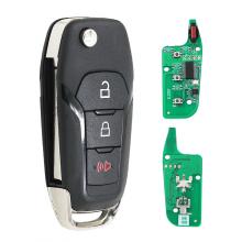 2+1B Flip Remote Key Keyless Entry Fob 315MHz for Ford Fusion 2013-2015 FCC ID: N5F-A08TAA HU101
