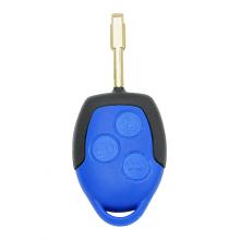 Remote Car Key 433MHz 4D63 Chip FOB 3 Buttons FO21 Blade for Ford Transit WM VM 2006-2014 P/N: 6C1T15K601AG-Black Head