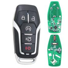 4+1 Button Smart Remote Key FSK902 MHz HITAG PRO FCCID: M3N-A2C31243300 For Ford Fusion Explorer edge Mustang 13-2017