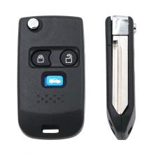 ModifIed Folding Remote Key Shell 2+1 Button For Ford