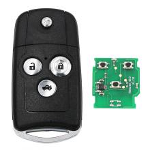 Folding Remote Key 3 Button 433MHZ For Honda Civic Old 46 chip