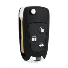 3 Buttons Remote Folding Key Flip Shell Case For Ford Focus Festiva Ka Mondeo FO21