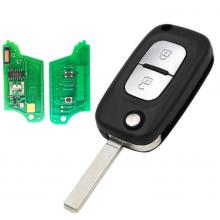 Remote Key 2 Button Fob 434MHz PCF7961M 4A Chip for Renault Symbol Megane 3 Captur Kadjar 2013-2017