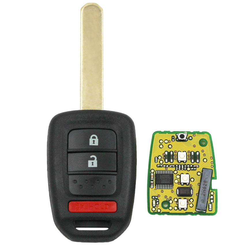 New Remote Key Fob 2+1 Buttons for Honda 2013-2015 Honda Accord Crosstour 313.8mhz ID46 FCCID:MLBHLIK6-1T