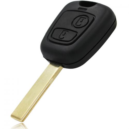 2 Buttons Remote Key (with Groove) for Citroen