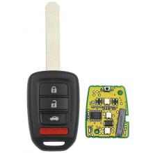 New Remote Key Fob 3+1 Buttons for Honda 2013-2015 Honda Accord Crosstour 313.8mhz ID46 FCCID:MLBHLIK6-1T