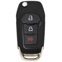 Folding Remote Car Key Shell Case 2+1 Button for Ford Fusion Edge Explorer 2013-2015