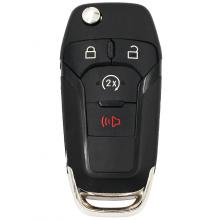 Folding Remote Car Key Shell Case 3+1 Button for Ford Fusion Edge Explorer 2013-2015