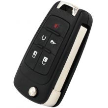 Flip Folding Key Shell for CHEVROLET Remote Key Case Fob Replacement 5 Button