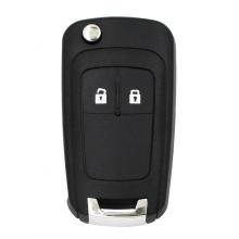 Flip Folding Key Shell for Chevrolet Aveo Cruze 2 Button Uncut Blade