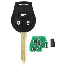 Remote Key 3 Button for Nissan Pulse Scala Micra K13 Juke 2010-2014433MHZ with id46 chip CWTWB1U761