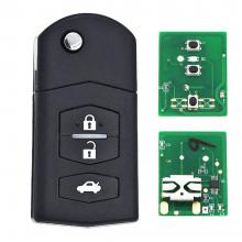 3 Button Flip Remote key for New Mazda Wings Rui M6 434MHZ 4D63 Chip