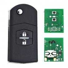 High quality,2 Buttons Flip Remote Key 315MHZ with 4D63 chip for Mazda 3 6 M3 M6 2006-2011