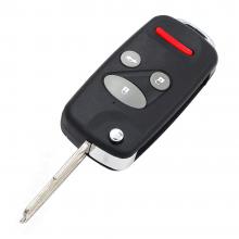 4 Buttons Remote Flip Folding Key Shell Case For Honda Civic Element Blade2.3