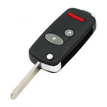 2+1 Buttons Flip Folding Remote Key Shell Case Cover For Honda CRV S2000 Blade2.4