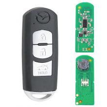 New Uncut Smart Remote Key Fob 3 Button 433Mhz 49 Chip for Mazda CX-7 Artz