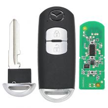 Remote Key Fob 2 Button 434Mhz 49 Chip for Mazda CX-5 +Uncut Blade