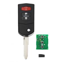 Folding remote key for Mazda FSK 315MHZ 4D63 80bits Chip FCCID：BGBX1T478SKE125-01