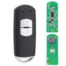 New Smart Remote Key Fob 433MHz Fit For Mazda 3 6 CX-4 CX-5 MX-5 SKE13E-01 With Emergency Key