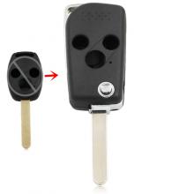 Modified Flip Remote Key Shell for HONDA Key Case Shell 3 BTN