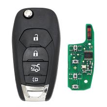 Modified 4 Button Remote Key For Chevrolet Cruze 315MHZ ID46 PCF7941chip for 2014-2018