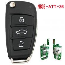 Universal Full Remote Key NB-Series for KD900 KD900+ KEYDIY 3 button Remote Key NB02-ATT-36 for Peugeot/Citroen/Honda
