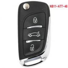 Universal Remote Key NB-Series for KD900 KD900+ KEYDIY 3 button Remote Key NB02-ATT-36 for Peugeot/Citroen/Honda