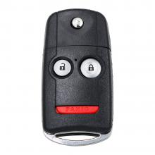 2+1 Buttons Remote Key Shell for Acura with button pad and logo