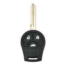 Remote Key Shell 3 Button(Can Install Chip)for Nissan MARCH