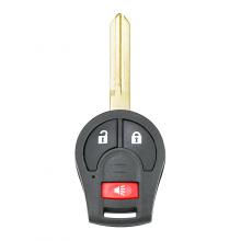 Remote Key Shell 2+1 Button for Nissan (Can Install Chip)
