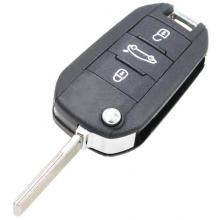 New Flip Remote Key Fob 3 Button for Citroen Elysee 433mhz 46 Chip