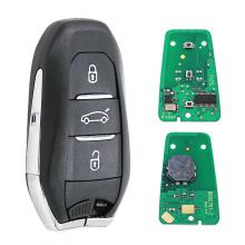 Keyless-Go smart remote key 3 buttons 433MHz 4A chip for Citroen C4 C4L with emergency key HU83