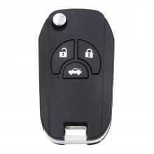 Modified Folding Remote Key Shell 3 Button For Nissan