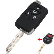 4 Buttons Modified Flip Remote Key Shell for Nissan NEW SUNNY
