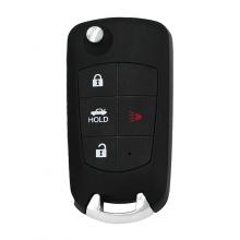 Folding Remote Key Shell 3+1 Button For Nissan