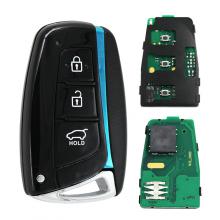 3 Button Smart Key Keyless Entry Fob For Hyundai Santa Fe smart 433mhz +ID46