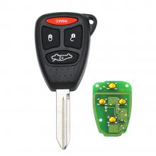 3+1 Button Remote Key For Chrysler 315MHz KOBDT04A PCF7941 Big Button