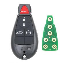 Aftermarket Remote Key Fob 5 Button for Dodge RAM 1500 2500 3500 4500 With Remote Start GQ4-53T PCF7961A ID46 Chip