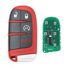 4 Buttons Smart Remote Key Fob for 2014-2018 Dodge Durango Journey 433MHz 7953A chip M3N-40821302 M3N40821302-Red color