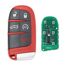 4+1 Buttons Smart Remote Key Fob for Dodge/Jeep/Chrysler 433MHz 7953A chip M3N-40821302 M3N40821302-Red
